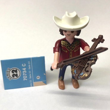 PLAYMOBIL FI?URES 70734 SERIE 22 05 COUNTRY WESTERN VIOLINIST