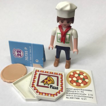 PLAYMOBIL FI?URES 70735 SERIE 22 04 PIZZA MAKER