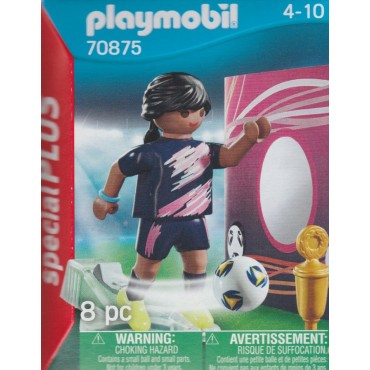 PLAYMOBIL SPECIAL PLUS 70875 FOOTBALL PLAYER WITH GOAL