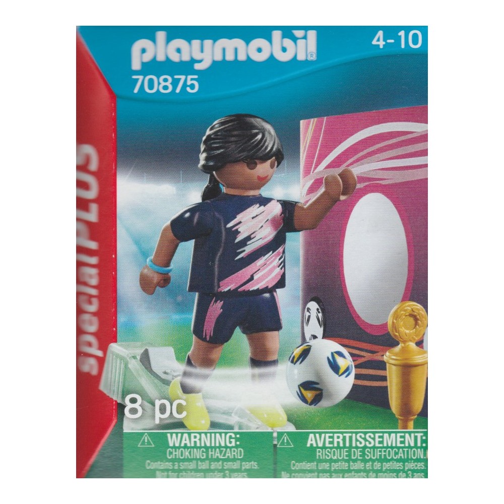 Playmobil 70157 Special Plus Football Player with Goal Wall, Fun  Imaginative Role-Play, PlaySets Suitable for Children Ages 4+