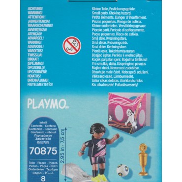 PLAYMOBIL SPECIAL PLUS 70875 FOOTBALL PLAYER WITH GOAL