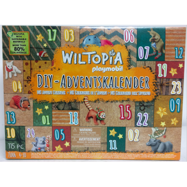 PLAYMOBIL 71006 scatola danneggiata WILDTOPIA CALENDARIO DELL'AVVENTO 2022 - ANIMALI INTORNO AL MONDO