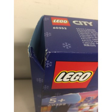 LEGO CITY 60352 damaged box 2022 ADVENT CALENDAR