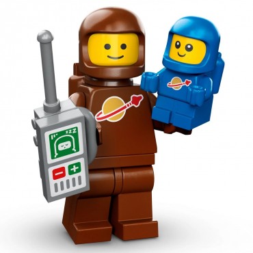 LEGO MINIFIGURES 71037 03 BROWN ASTRONAUT AND SPACEBABY SERIES 24