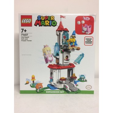 LEGO SUPER MARIO 71407 COSTUME DI PEACH GATTO E TORRE GHIACCIATA PACK ESPANSIONE