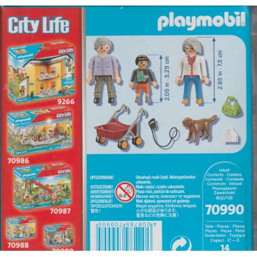 PLAYMOBIL CITY LIFE 70990 GRANDPARENTS WITH CHILD