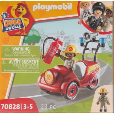 PLAYMOBIL DUCK ON CALL 70828 MINI CAR DEI VIGILI DEL FUOCO