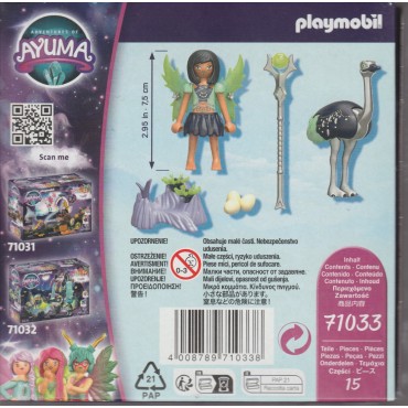 PLAYMOBIL ADVENTURES OF AYUMA 71033 MOON FAIRY WITH SOUL ANIMAL