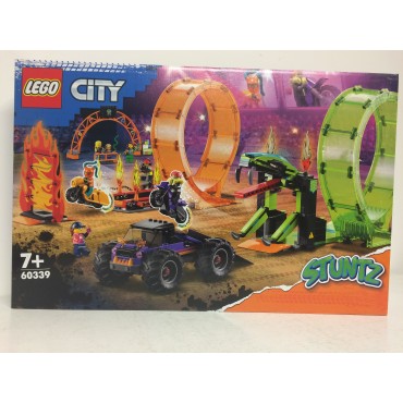 LEGO CITY 60339 damaged box STUNTZ - DOUBLE LOOP STUNT ARENA