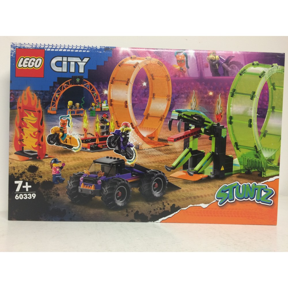 LEGO CITY 60339 STUNTZ - DOUBLE LOOP STUNT ARENA