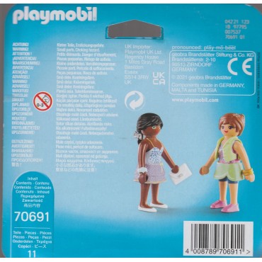 PLAYMOBIL DUOPACK 70691 SHOPPING GIRLS