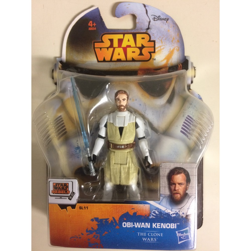 STAR WARS ACTION FIGURE  3.75 " - 9 cm  OBI-WAN KENOBI  hasbro A8654 SL 11