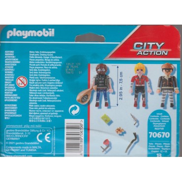 PLAYMOBIL TRIO PACK 70670 BANDA DI LADRI