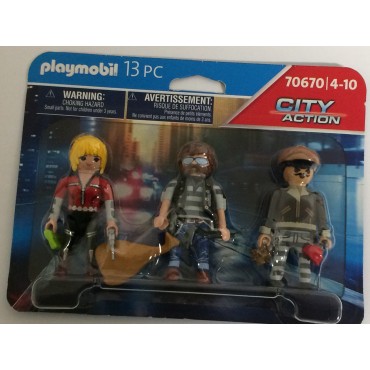 PLAYMOBIL TRIO PACK 70670 BANDA DI LADRI