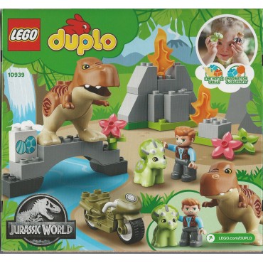 LEGO DUPLO JURASSIC WORLD 10939 FUGA DEL T. REX  E DEL TRICERATOPO