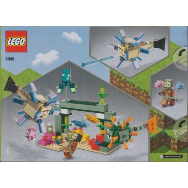 LEGO MINECRAFT 21180 LA BATTAGLIA DEL GUARDIANO