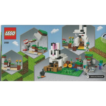 LEGO MINECRAFT 21181 IL RANCH DEL CONIGLIO