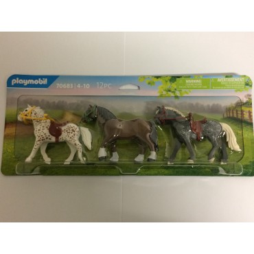 PLAYMOBIL COUNTRY 70683 THREE PONIES