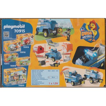 PLAYMOBIL DUCK ON CALL 70915 POLICE EMERGENCY VEHICLE