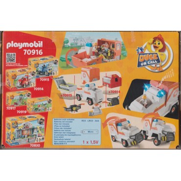 PLAYMOBIL DUCK ON CALL 70916 AUTO MEDICA - AMBULANZA