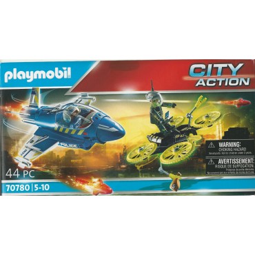 PLAYMOBIL CITY ACTION 70780 JET DELLA POLIZIA E DRONE