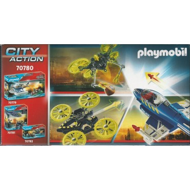 PLAYMOBIL CITY ACTION 70780 POLICE JET WITH DRONE