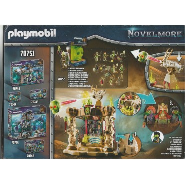 PLAYMOBIL NOVELMORE 70751 damaged box SAL'AHALRI SANDS SKELETON ARMY TEMPLE