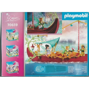 PLAYMOBIL FAIRIES 70659 damaged box CHARMING FAIRY BOAT