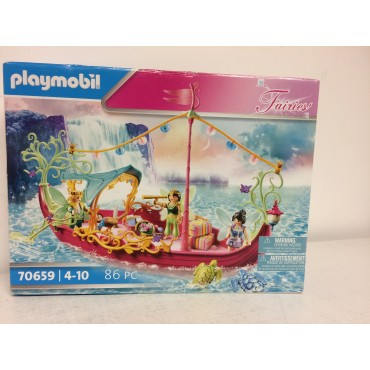 PLAYMOBIL FAIRIES 70659 scatola danneggiata BARCA ROMANTICA DELLE FATE