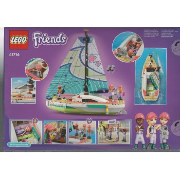 LEGO FRIENDS 41716 AVVENTUARA IN BARCA A VELA DI STEPHANIE