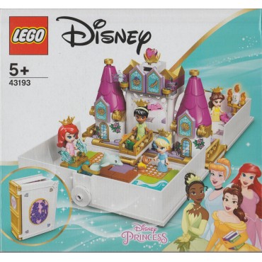 LEGO DISNEY PRINCESS 43193 ARIEL BELLE CINDERELLA AND TIANA'S STORYBOOK ADVENTURES