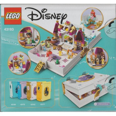 LEGO DISNEY PRINCESS 43193 ARIEL BELLE CINDERELLA AND TIANA'S STORYBOOK ADVENTURES