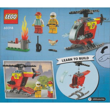 LEGO CITY 60318 ELICOTTERO ANTINCENDIO