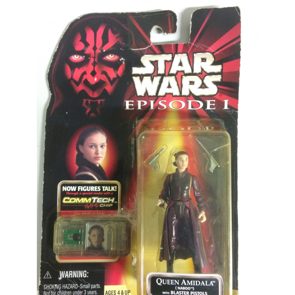 STAR WARS ACTION FIGURE  3.75 " - 9 cm  QUEEN AMIDALA   Hasbro 84085 Episode I collection 1