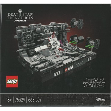 LEGO STAR WARS 75329 DIORAMA : IL VOLO SULLA TRINCEA DELLA MORTE NERA