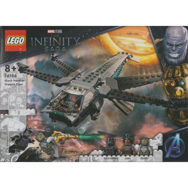 LEGO MARVEL SUPER HEROES 76186 BLACK PANTHER DRAGON FLYER