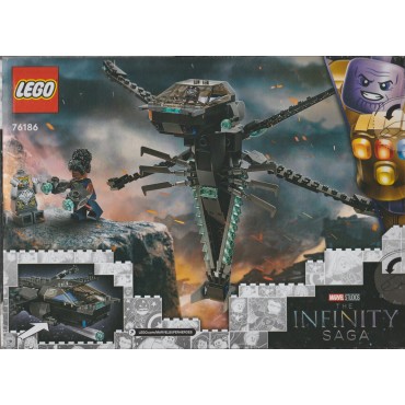 LEGO MARVEL SUPER HEROES 76186 BLACK PANTHER DRAGON FLYER