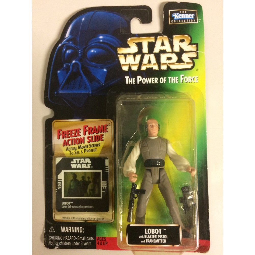 STAR WARS ACTION FIGURE  3.75 " - 9 cm  LOBOT WITH BLASTER PISTOL AND TRASMITTER  Hasbro 69856