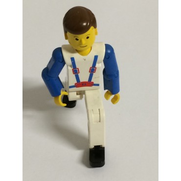 LEGO TECHNIC VINTAGE WHITE AND BLUE FIGURE used‪‪