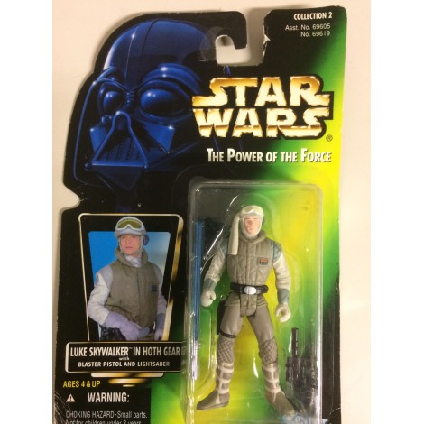 STAR WARS ACTION FIGURE  3.75 " - 9 cm LUKE SKYWALKER IN HOTH GEAR BLASTER PISTOL AND LIGHTSABER   Hasbro 69619