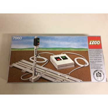 LEGO vintage train set 7860 REMOTE CONTROLLED SIGNAL 12V