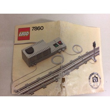 LEGO vintage train set 7860 REMOTE CONTROLLED SIGNAL 12V