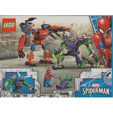 LEGO MARVEL SUPER HEROES 76219 BATTAGLIA TRA I MECH DI SPIDER MAN E GREEN GOBLIN