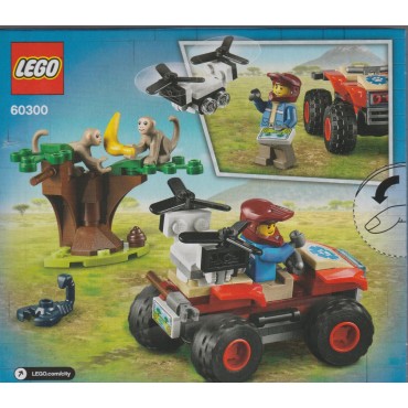 LEGO CITY 60300 damaged box WILDLIFE RESCUE ATV