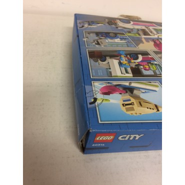 LEGO CITY 60314 scatola danneggiata IL FURGONE DEI GELATI E L'INSEGUIMENTO DELLA POLIZIA