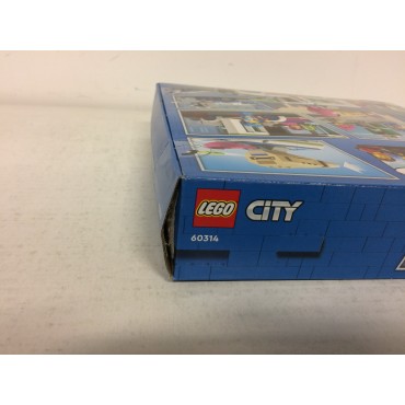 LEGO CITY 60314 scatola danneggiata IL FURGONE DEI GELATI E L'INSEGUIMENTO DELLA POLIZIA