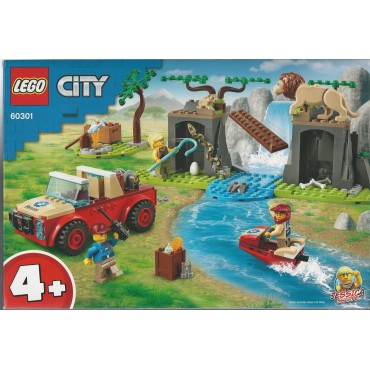 LEGO CITY 60301 damaged box WILDLIFE RESCUE OFF ROADER