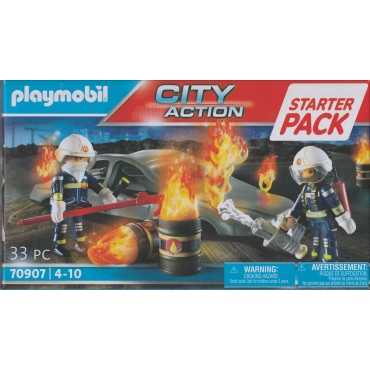 PLAYMOBIL CITY ACTION 70907 STARTER PACK ESERCITAZIONI DEI POMPIERI