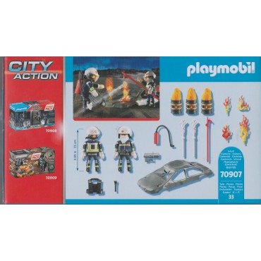 PLAYMOBIL CITY ACTION 70907 STARTER PACK ESERCITAZIONI DEI POMPIERI