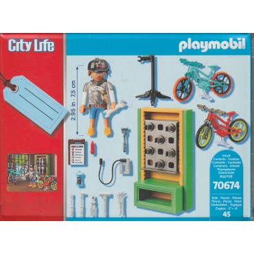 PLAYMOBIL CITY LIFE 70674  E- BIKE WORKSHOP